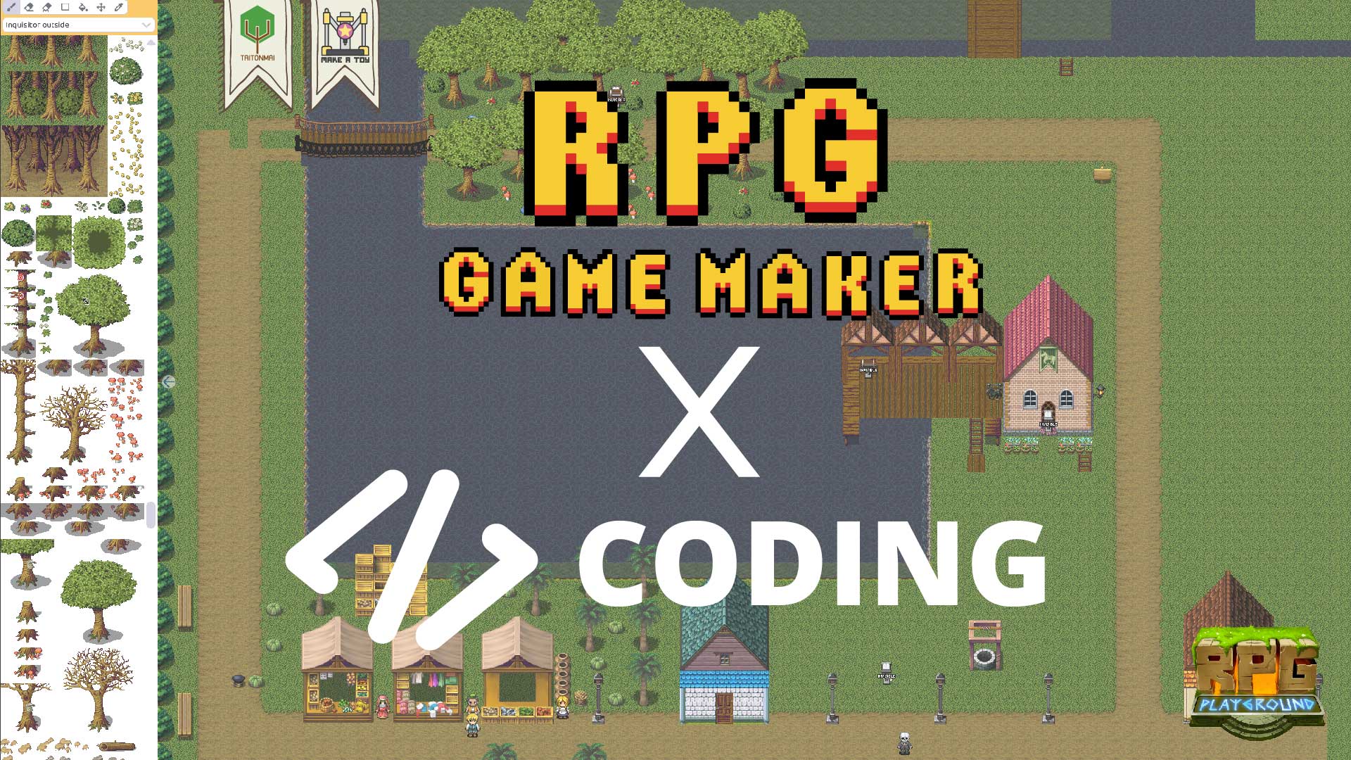 เรียนเขียนโค้ด RPG Game Maker x Coding